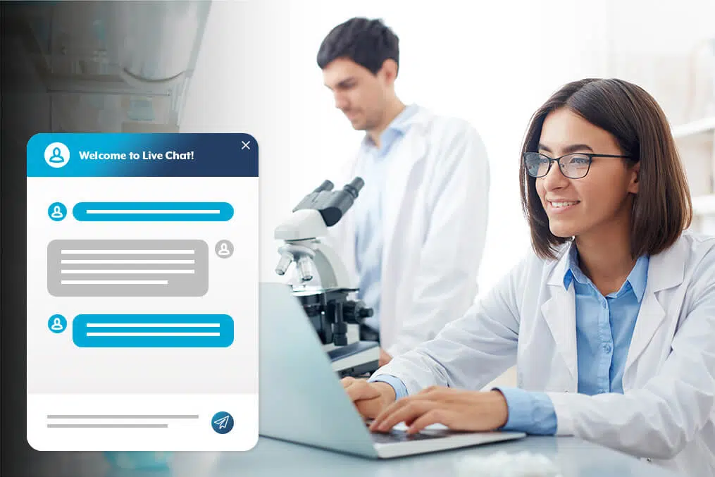 Chemical Website Chat Window