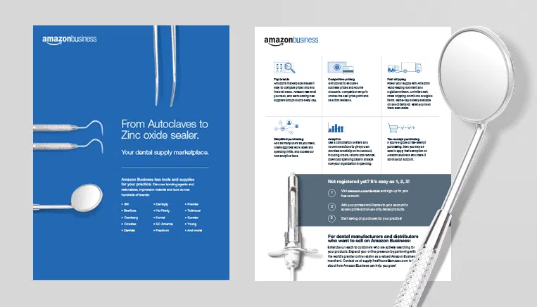 Amazon business dental infographic