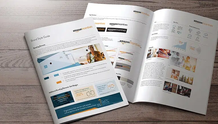 Amazon Incentives Brand Guidelines Booklets