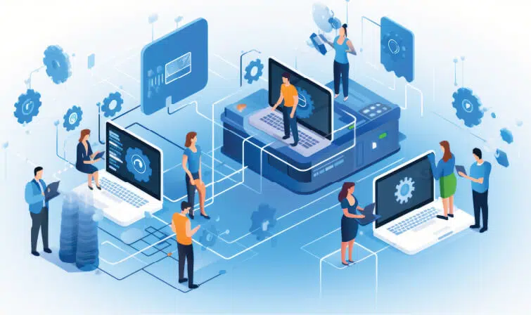 Martech Integration Tools Illustration